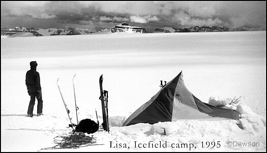 Lisa, Columbia Icefield, Canada.