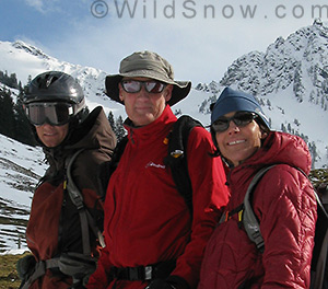 Louis Lou Dawson with wife Lisa and son Louis, Alpbach, Austria 2008. 