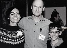 Dawson family at book signing, around  2004.